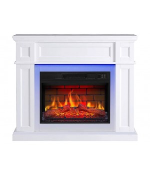 Камінокомплект ArtiFlame Linz AF23BS білий з LED підсвічуванням