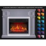 Камінокомплект ArtiFlame Linz AF23BS білий з LED підсвічуванням