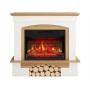 Камінокомплект ArtiFlame Woodley AF23BS білий/дуб натуральний