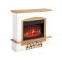 Камінокомплект ArtiFlame Woodley AF23BS білий/дуб натуральний