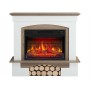 Камінокомплект ArtiFlame Woodley AF23BS білий /дуб сірий