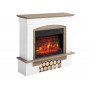 Камінокомплект ArtiFlame Woodley AF23BS білий /дуб сірий