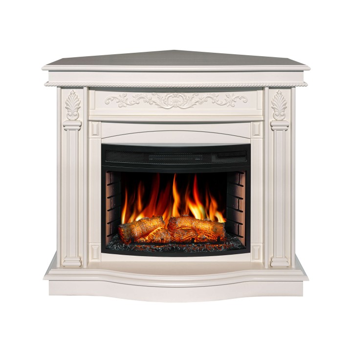 Камінокомплект ArtiFlame Cardinal AF25 білий дуб універсальний 2в1
