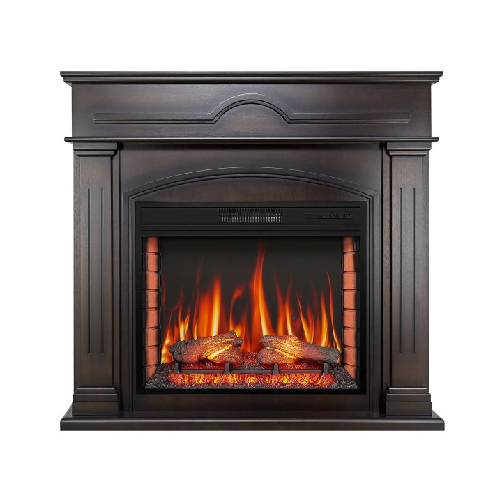 Камінокомплект ArtiFlame December AF28S махагон коричневий антик