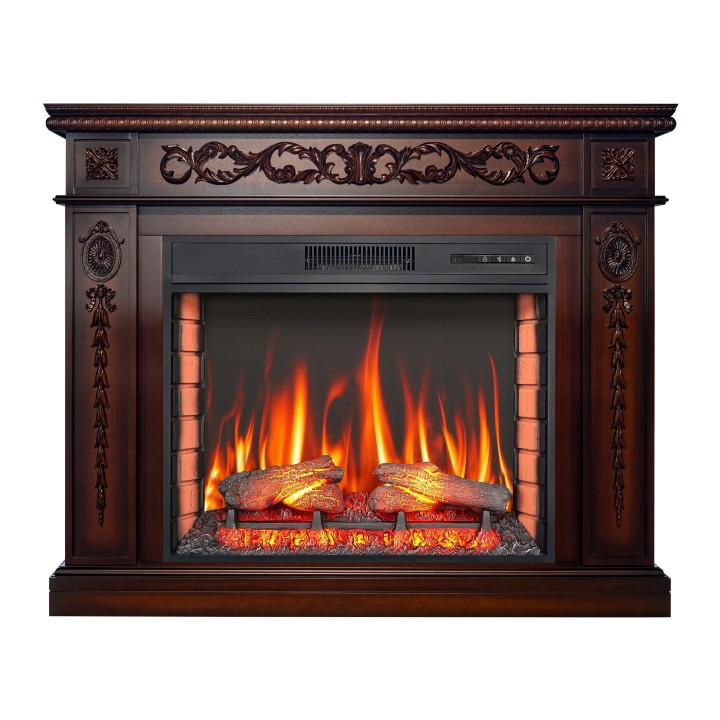 Камінокомплект ArtiFlame Delmona AF28S коньяк