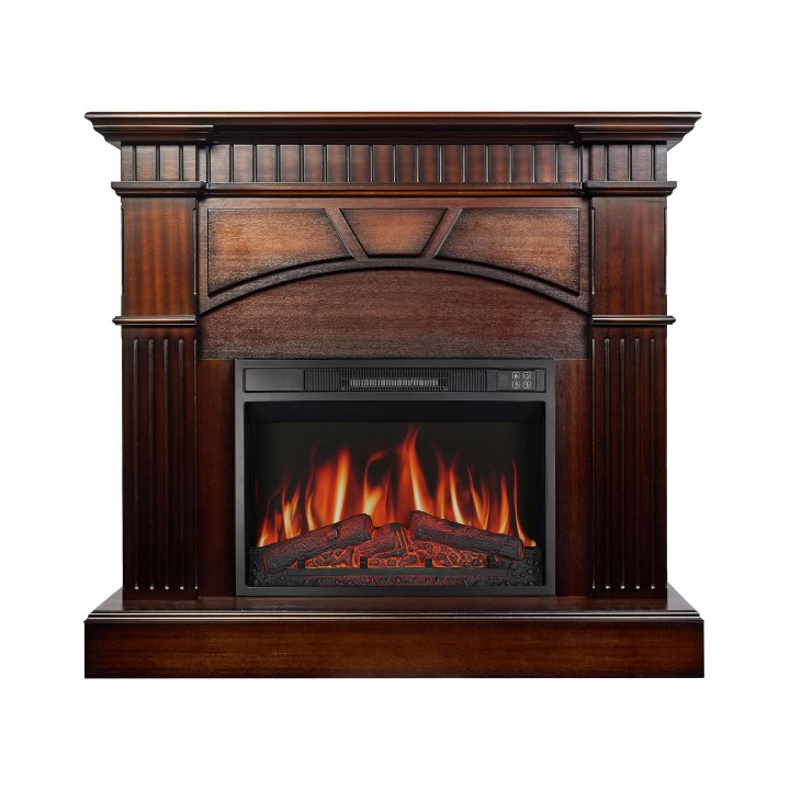 Камінокомплект ArtiFlame York AF23S махагон коричневий антик