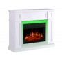 Камінокомплект ArtiFlame Linz AF23S білий з LED підсвічуванням