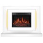 Камінокомплект ArtiFlame Lucca AF23S білий з LED підсвічуванням