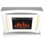 Камінокомплект ArtiFlame Lucca AF23S білий з LED підсвічуванням