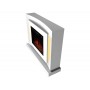 Камінокомплект ArtiFlame Lucca AF23S білий з LED підсвічуванням