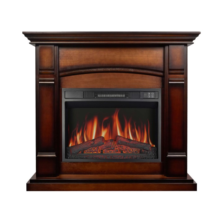 Камінокомплект ArtiFlame Manchester AF23S махагон коричневий антик