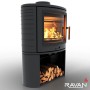 Чавунна піч-камін RAVAN DELUXE 14 кВт