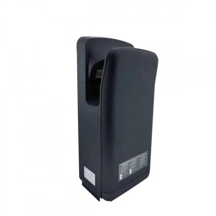 Сушарка для рук чорний пластик Power High Airflow PW-70-1 Black